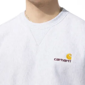 Carhartt WIP American Script Sweat "Ash Heather" (I025475-482XX)