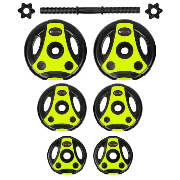 inSPORTline 3-18 kg černo-zelený