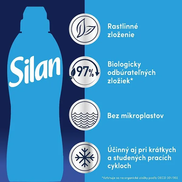 Silan Fresh Sky koncentrovaný avivážny prostriedok 130 praní 2860 ml