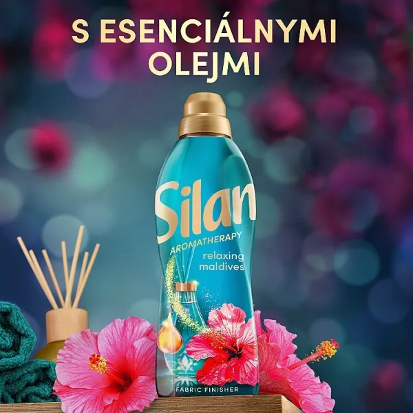 Silan Aromatherapy Relaxing Maldives koncentrovaný avivážny prostriedok 50 praní 1100 ml