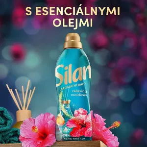 Silan Aromatherapy Relaxing Maldives koncentrovaný avivážny prostriedok 50 praní 1100 ml