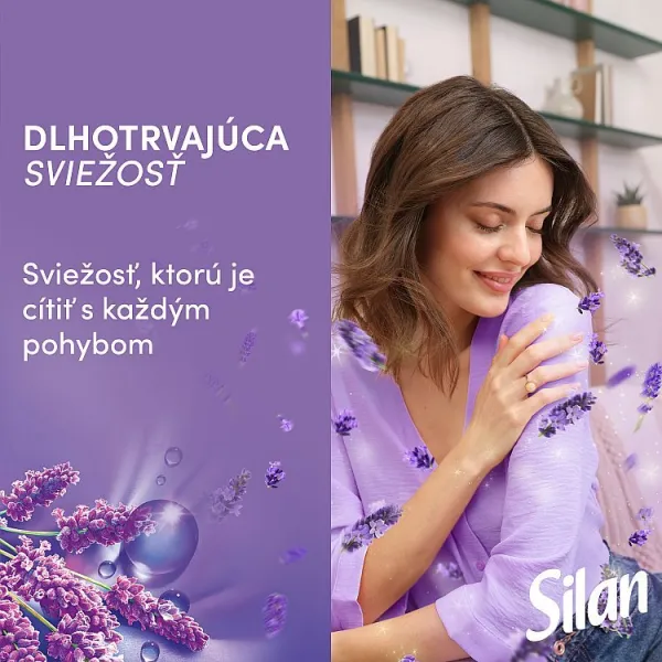 Silan Spring Lavender koncentrovaný avivážny prostriedok 64 praní 1408 ml