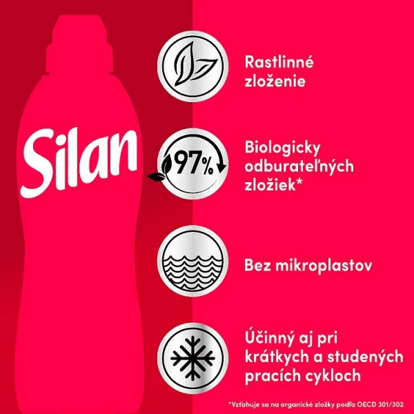 Silan Aromatherapy Sensual Rose koncentrovaný avivážny prostriedok 50 praní 1100 ml