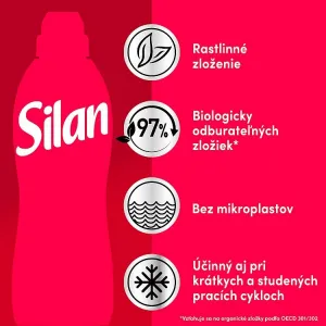 Silan Aromatherapy Sensual Rose koncentrovaný avivážny prostriedok 50 praní 1100 ml