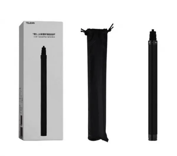 Stablecam Insta360 X3 / X2 / One RS – Predlžujúca selfie tyč na kameru (116 cm) 1INST387
