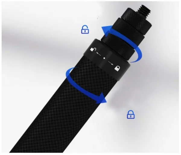 Stablecam Insta360 X3 / X2 / One RS – Predlžujúca selfie tyč na kameru (116 cm) 1INST387