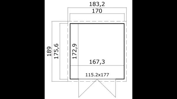 Záhradný domček MORI Weka