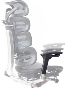 SEGO Ergonomická kancelárska stolička TRINITY čierna, sedenie 8+ hodín denne