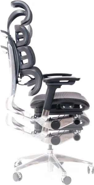 SEGO Ergonomická kancelárska stolička TRINITY čierna, sedenie 8+ hodín denne