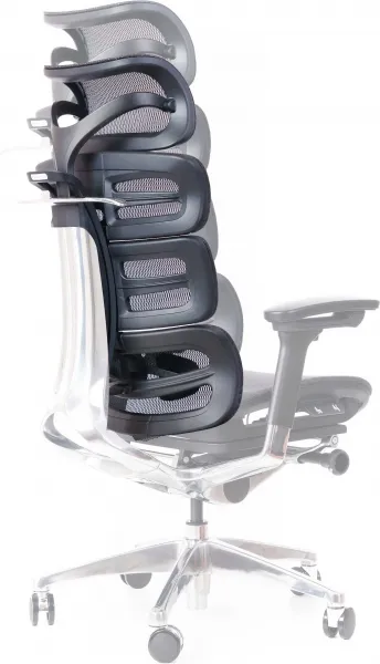 SEGO Ergonomická kancelárska stolička TRINITY čierna, sedenie 8+ hodín denne