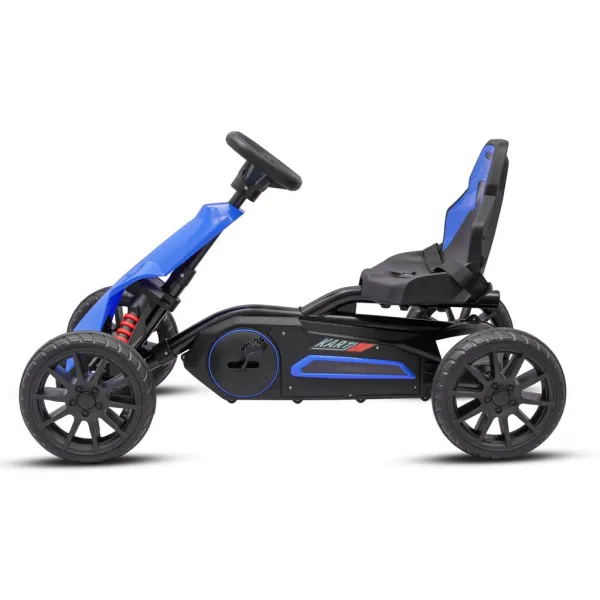Detská šliapacia motokára Go-kart Baby Mix Speedster modrá
