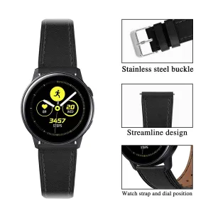 BStrap Leather Italy remienok na Xiaomi Amazfit GTR Mini, black