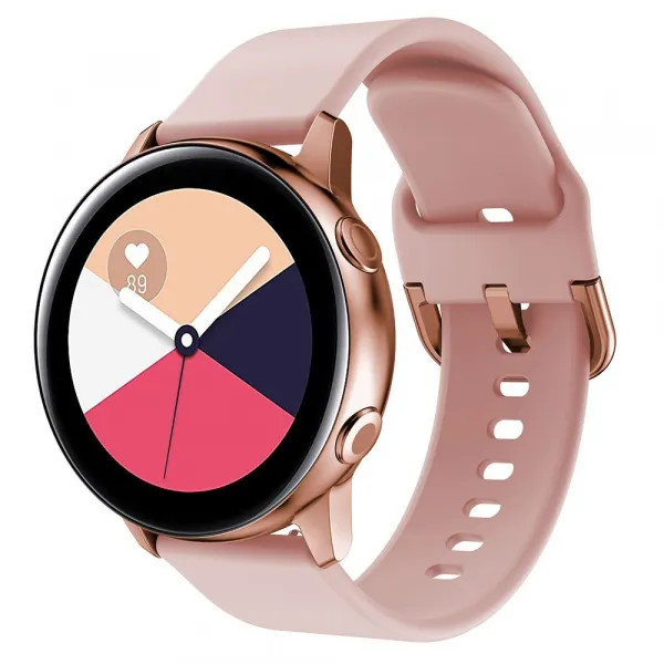 BStrap Silicone V5 remienok na Xiaomi Watch S1 Active, sand pink (SSG019C0111)