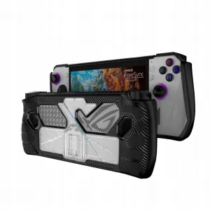 Tech-Protect Defense kryt na Asus Rog Ally, čierny/priesvitný