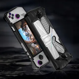Tech-Protect Defense kryt na Asus Rog Ally, čierny/priesvitný