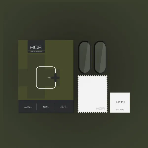 HOFI Hybrid 2x ochranné sklo na Xiaomi Smart Band 8, čierne