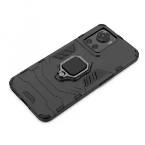 MG Ring Armor plastový kryt na OnePlus Ace, čierny