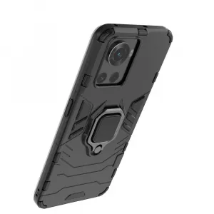 MG Ring Armor plastový kryt na OnePlus Ace, čierny