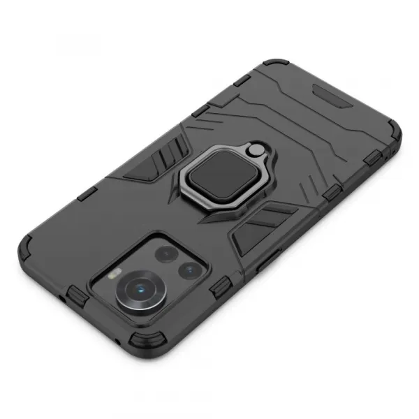 MG Ring Armor plastový kryt na OnePlus Ace, čierny