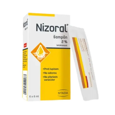 NIZORAL šampón 2% 6 x 6 ml