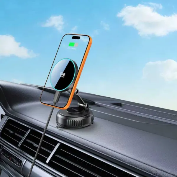 Tech-Protect V8 Dashboard MagSafe držiak na mobil do auta 25W, čierny