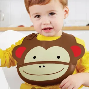 SKIPHOP Silikónový podbradník Skip Hop Opička