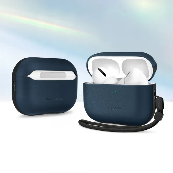 Tech-Protect NaturalFit, Apple AirPods Pro 3, tmavomodré