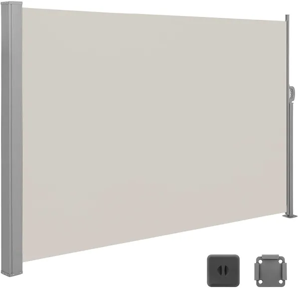 SONGMICS Bočná markíza Orrine 180x350 cm béžová