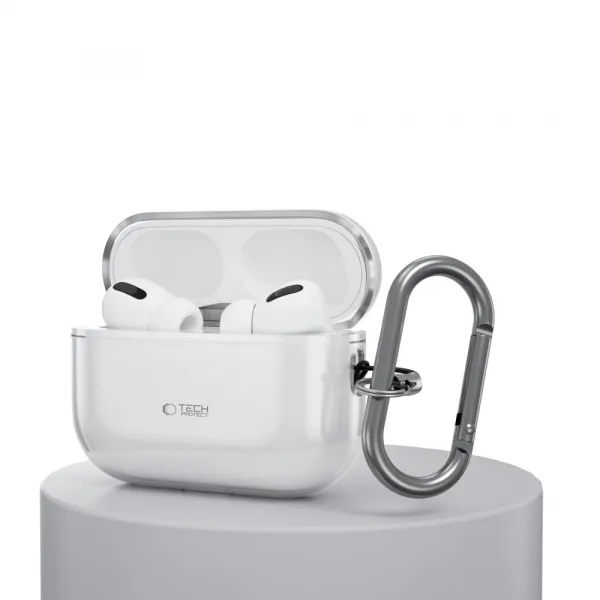 Tech-Protect FlexAir puzdro, Apple AirPods Pro 3, priehľadné