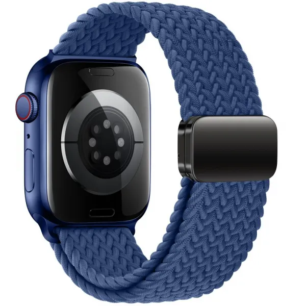 Tech-Protect Nylon Mag remienok na Apple Watch 44/45/46/49mm, montego blue