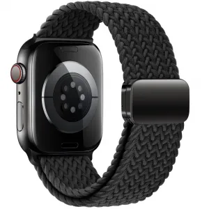 Tech-Protect Nylon Mag remienok na Apple Watch 44/45/46/49mm, black