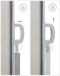 SONGMICS Bočná markíza Orrine 180x350 cm béžová