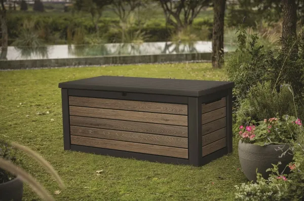 Keter Deco 630 L záhradný úložný box, hnedý