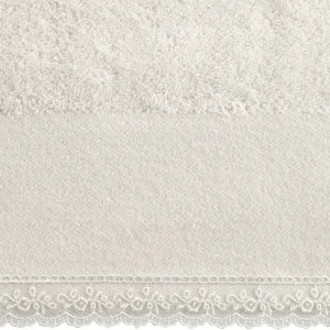 Eurofirany Bavlněný ručník Emi 30x50 cm krémový