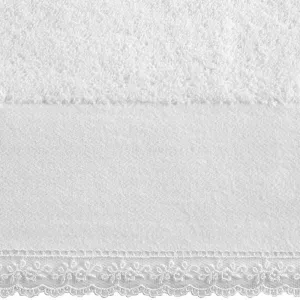 Eurofirany Bavlněný ručník Emi 50x90 cm bílý