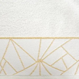 Eurofirany Bavlněný ručník Cleo 50x90 cm krémový