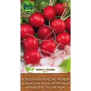 GardenSeed Premium Semienka Reďkovka na rýchlenie, Carmen