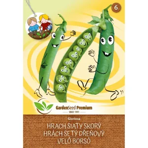 GardenSeed Premium Semienka Hrach siaty dreňový Gloriosa