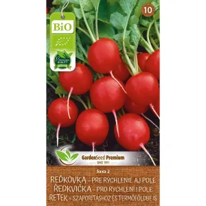 GardenSeed Premium Semienka BIO Reďkovka Saxa 2