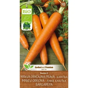 GardenSeed Premium Semienka BIO Mrkva Nantes 5