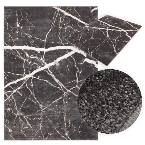 Koberec Agnella Soft Shrink Blacky Antracit