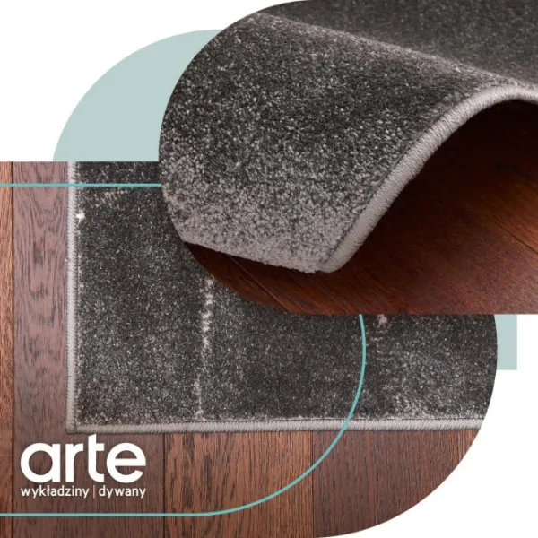 Koberec Agnella Soft Shrink Blacky Antracit