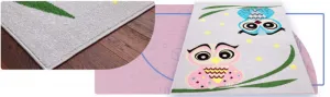 Koberec Agnella Funky Top Owl sivý