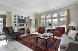 Koberec Agnella Isfahan Grawe Bordo