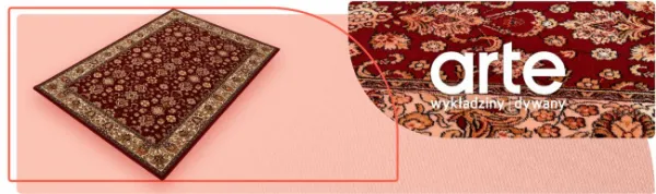 Koberec Agnella Isfahan Kantabria Rubín
