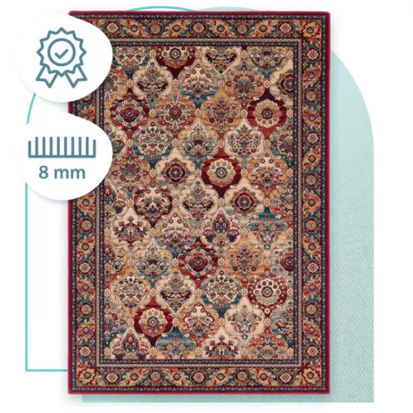 Koberec Agnella Isfahan Forenza bordový