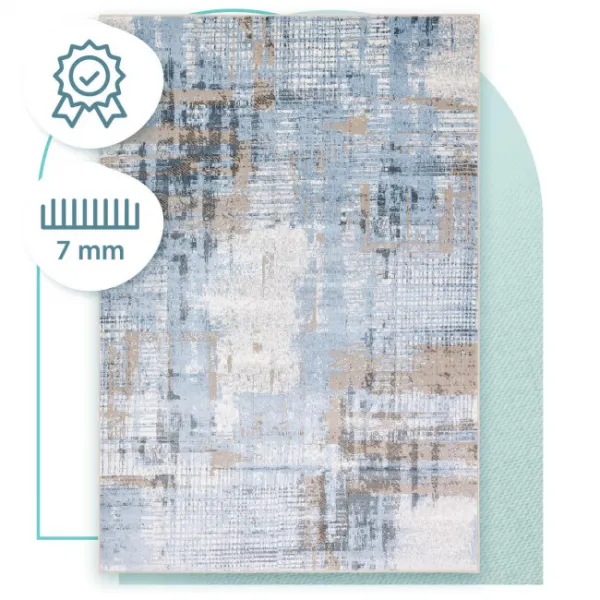 Koberec Agnella Soft Shrink Brando Lazur