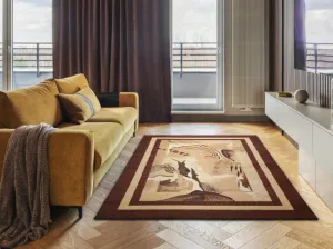 Koberec Agnella Standard Ustronie hnedý