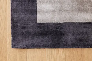 Koberec Blade Border Charcoal strieborný