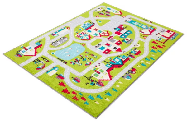 Koberec Agnella Funky Top Super Mesto S limetka